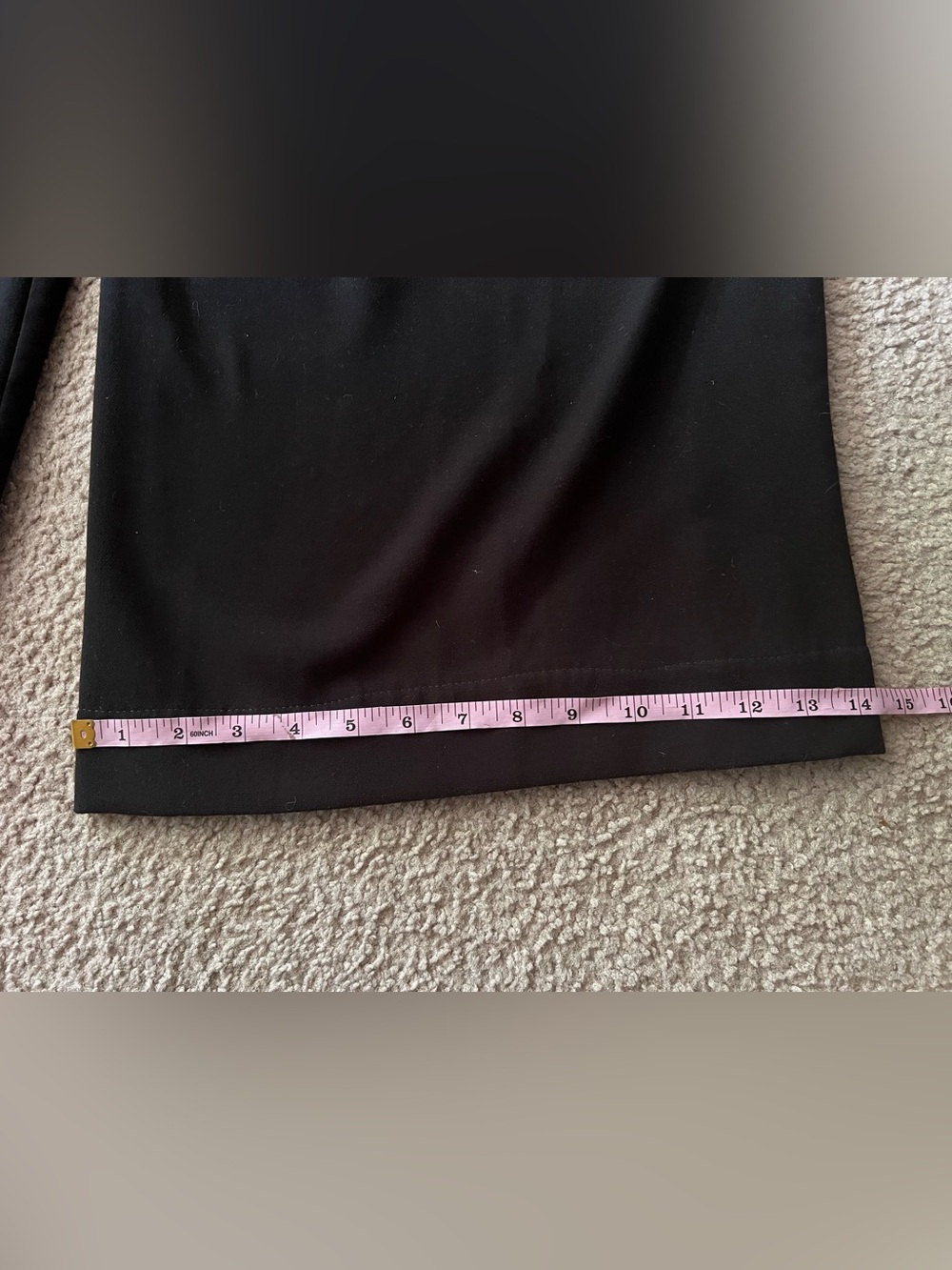Anthropologie Maeve Black Super Wide Leg Pleated Trousers Sz 10 - Picture 9 of 14